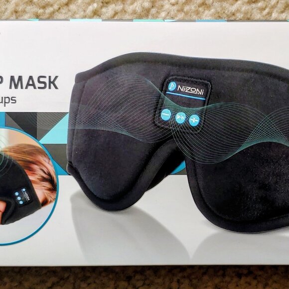 Nizoni Rechargeable Audio Sleep Mask - NEW! - Picture 1 of 2